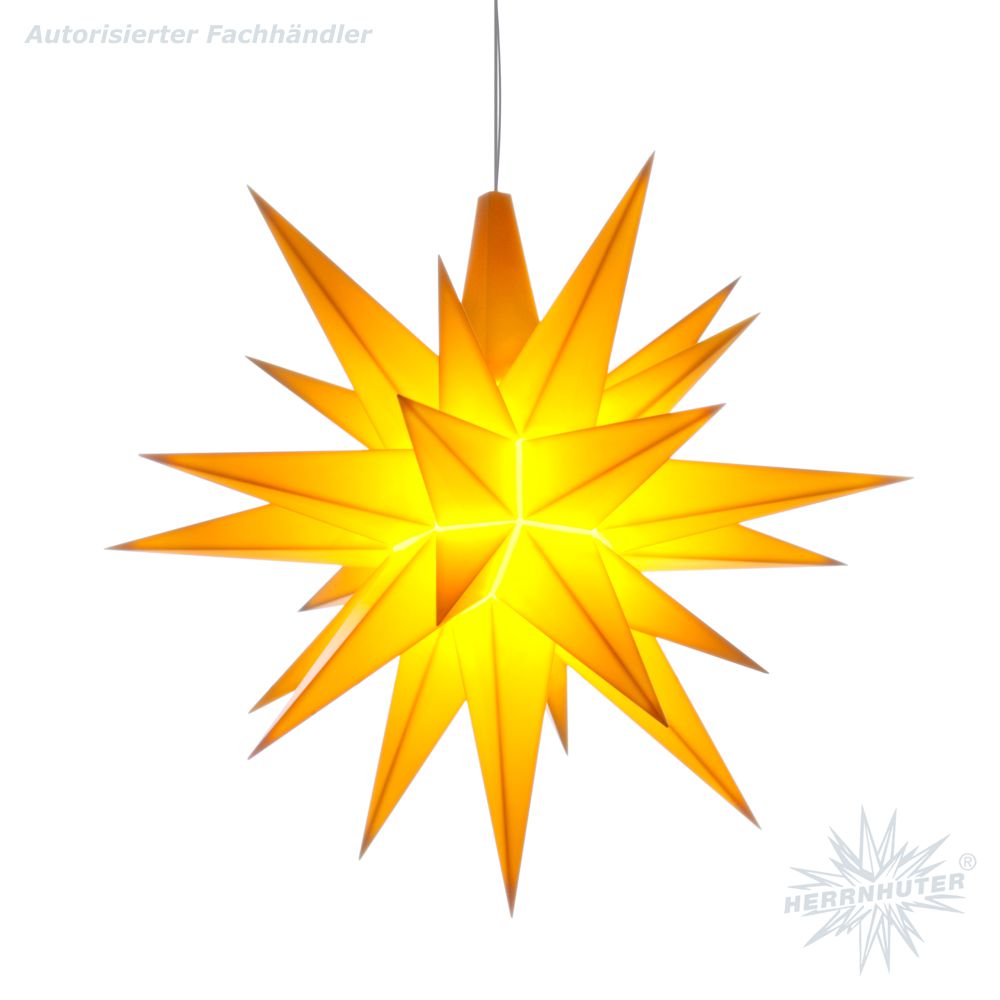 Bastelstern mit LED - gelb - Herrnhuter Stern 13 cm - 461 - 189 - 1 - 2