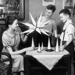 Herrnhuter Stern zusammenbauen