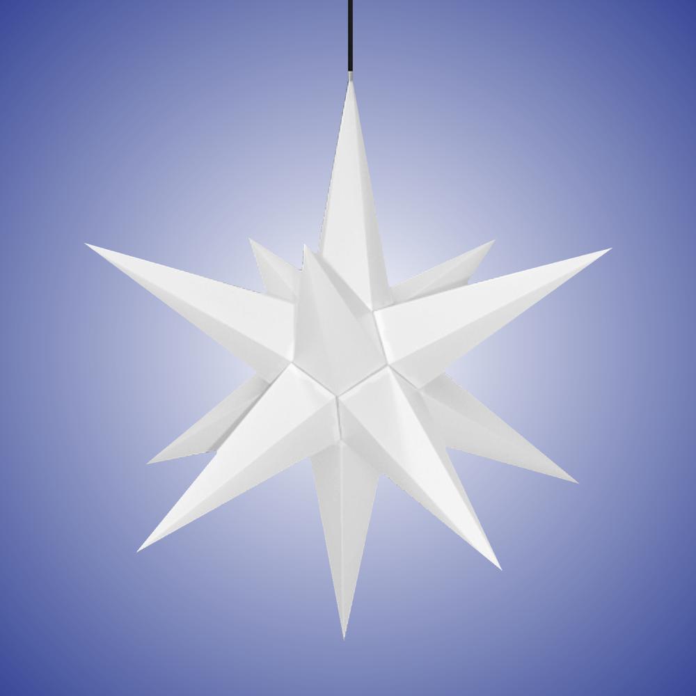 Haßlauer Weihnachtsstern weiß für Außen 60 cm