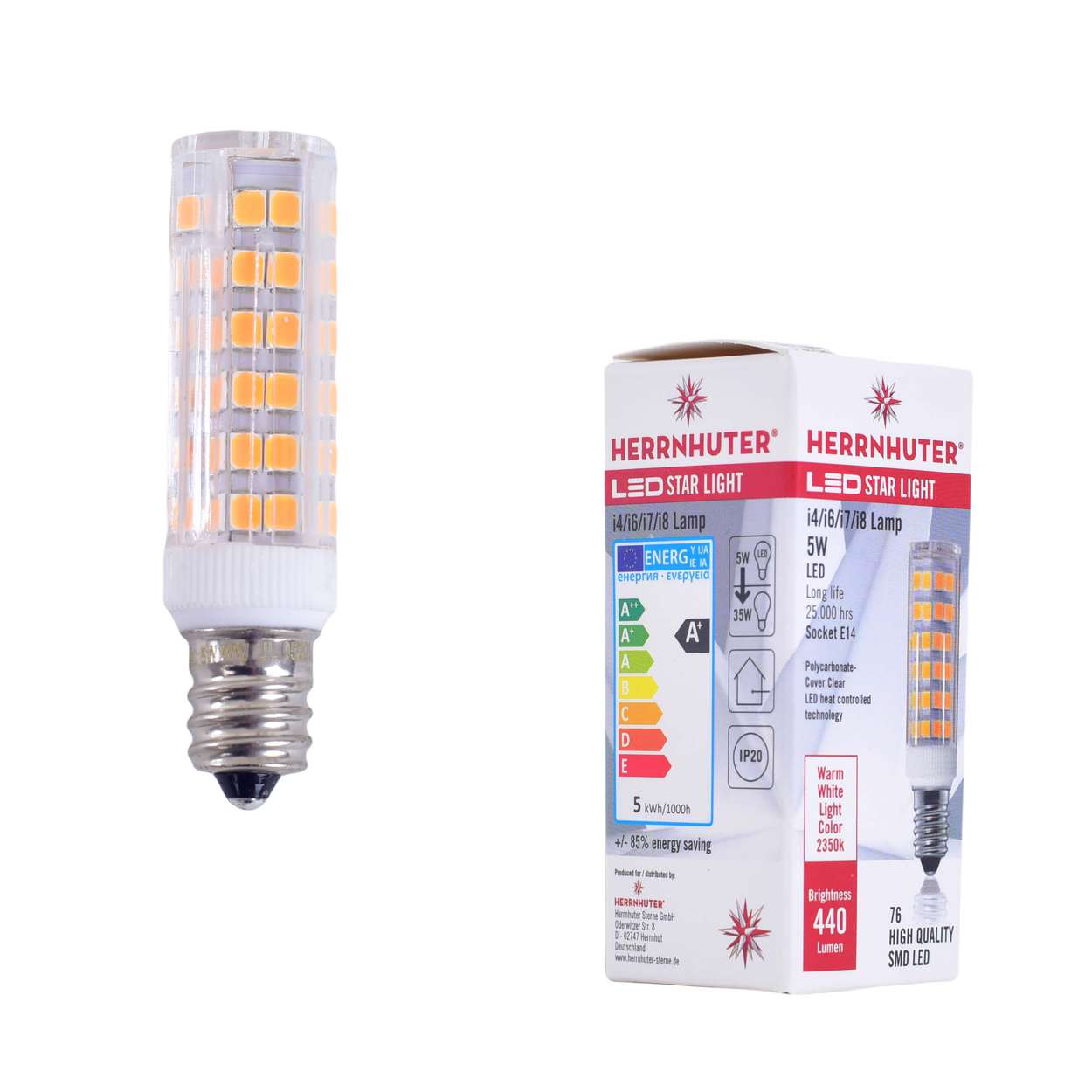 LED-Leuchtmittel für Innensterne - Herrnhuter Stern