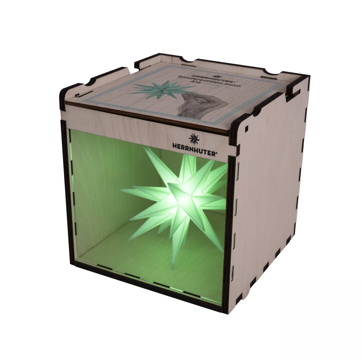 Präsentations und Sammelbox für Sonderedition 2020 / mint - Herrnhuter Sterne 13 cm