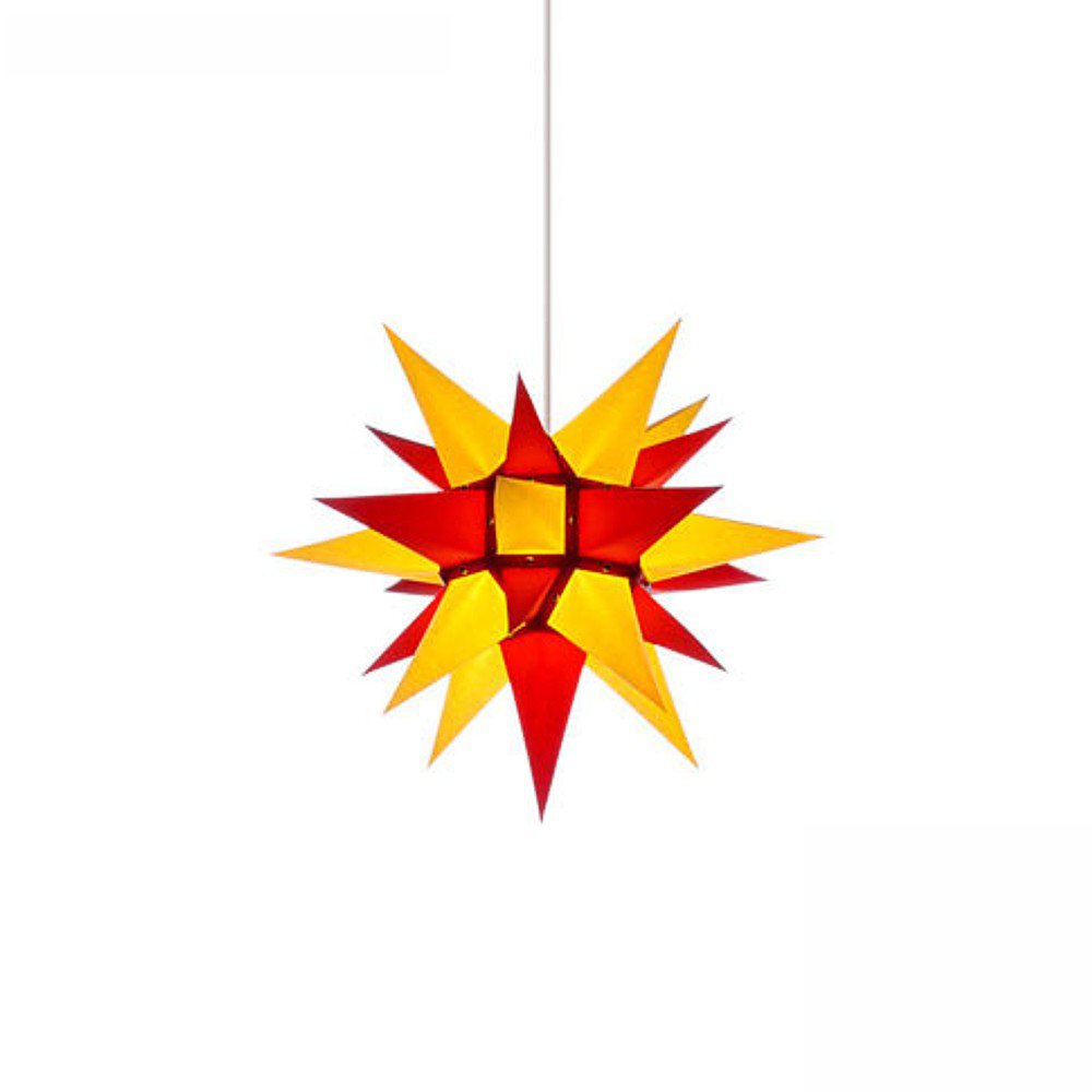 Herrnhuter Stern - Innenstern aus Papier 40 cm - gelb/rot
