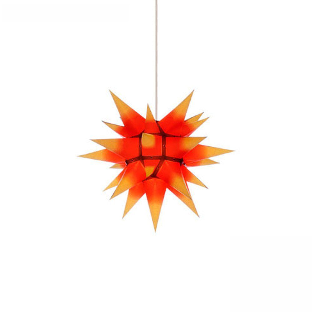 Herrnhuter Stern - Innenstern aus Papier 40 cm - gelb/Kern rot