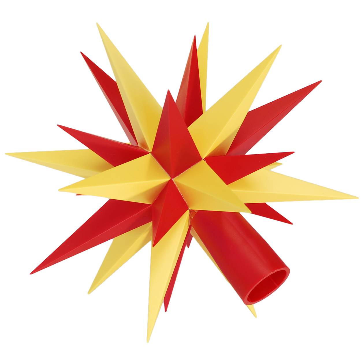 Ersatzstern für Herrnhuter Mini-Sternenkette (13 cm Sterne) - gelb/rot