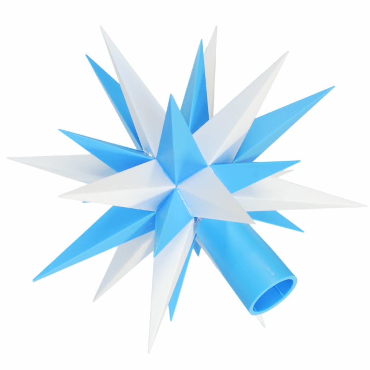 Ersatzstern für Herrnhuter Mini-Sternenkette (13 cm Sterne) - blau/weiß