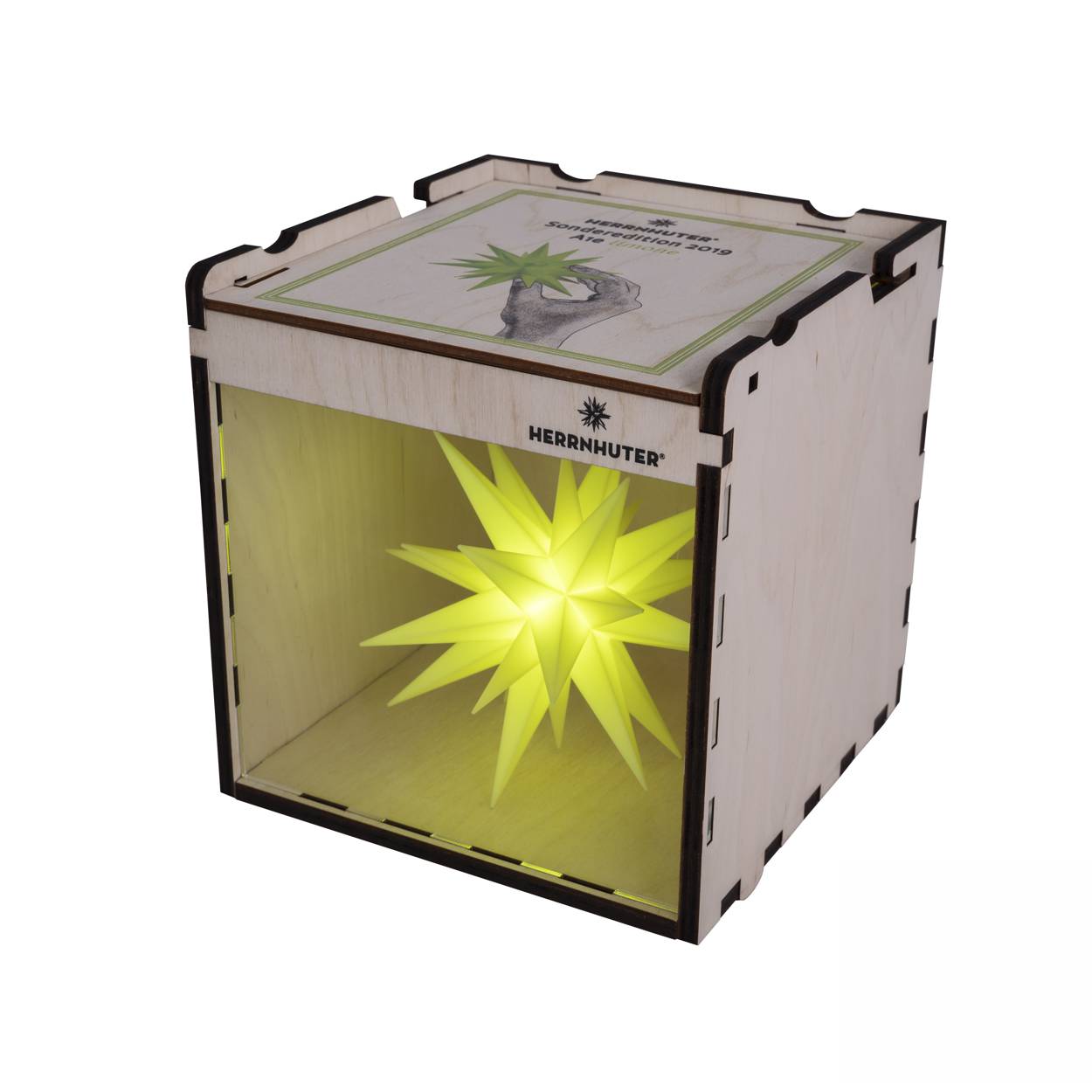 Präsentations und Sammelbox für Sonderedition 2019 / limone - Herrnhuter Sterne