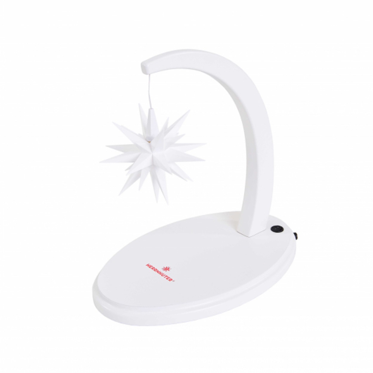 Herrnhuter Sternenbogen weißlack mit weißen Stern