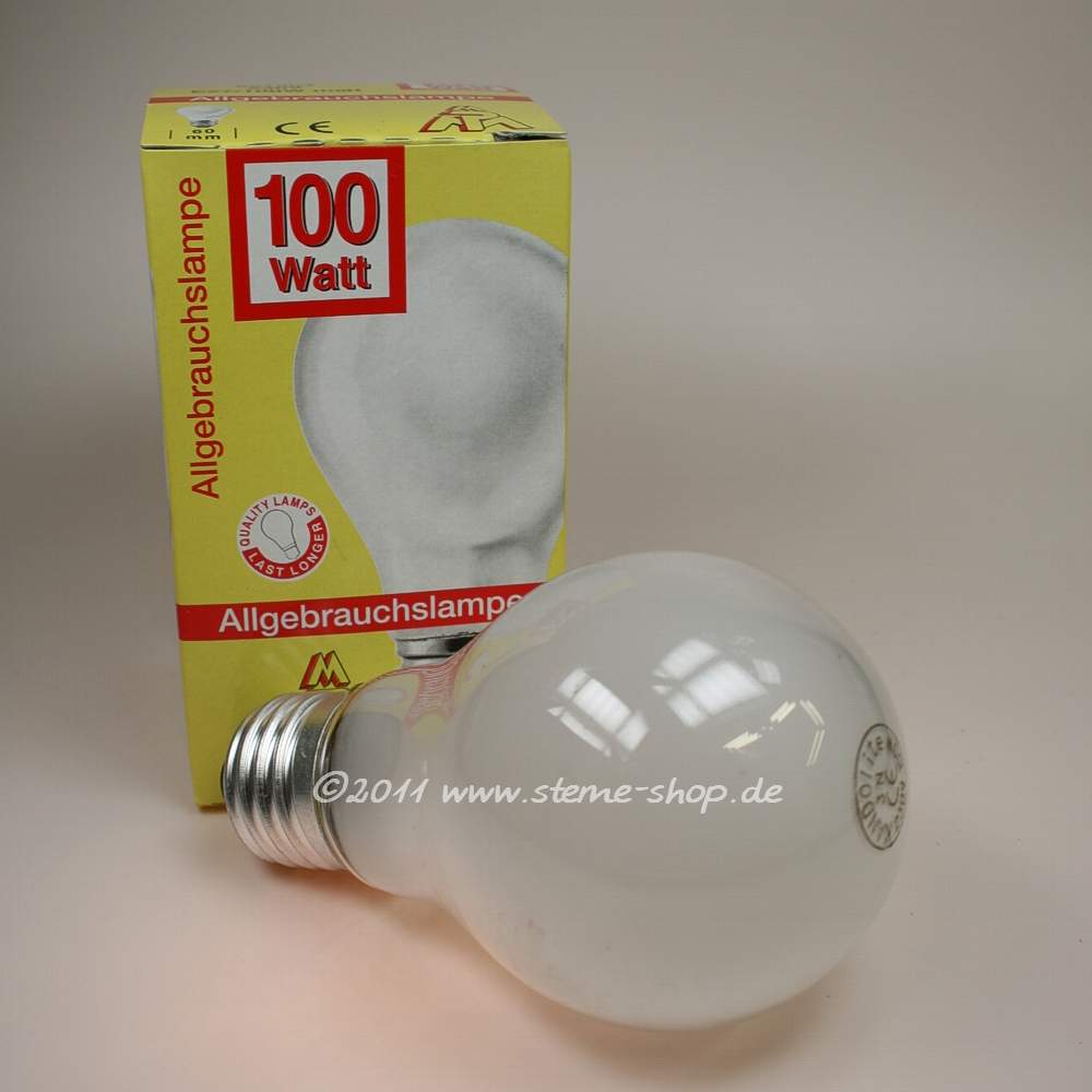 100 Watt Leuchtmittel für Außensterne - Herrnhuter Stern