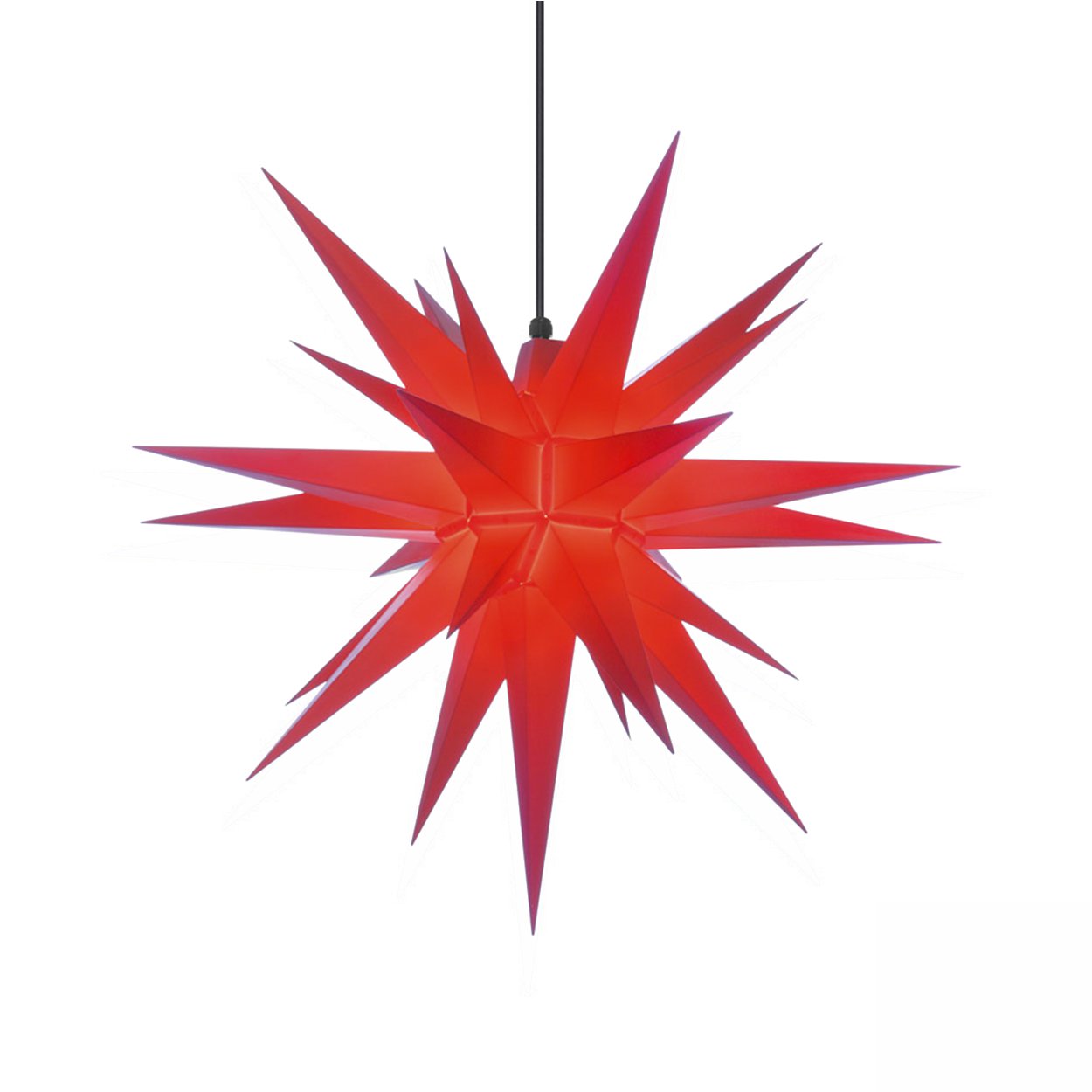 Außenstern 68 cm - rot - Herrnhuter Stern aus Kunststoff