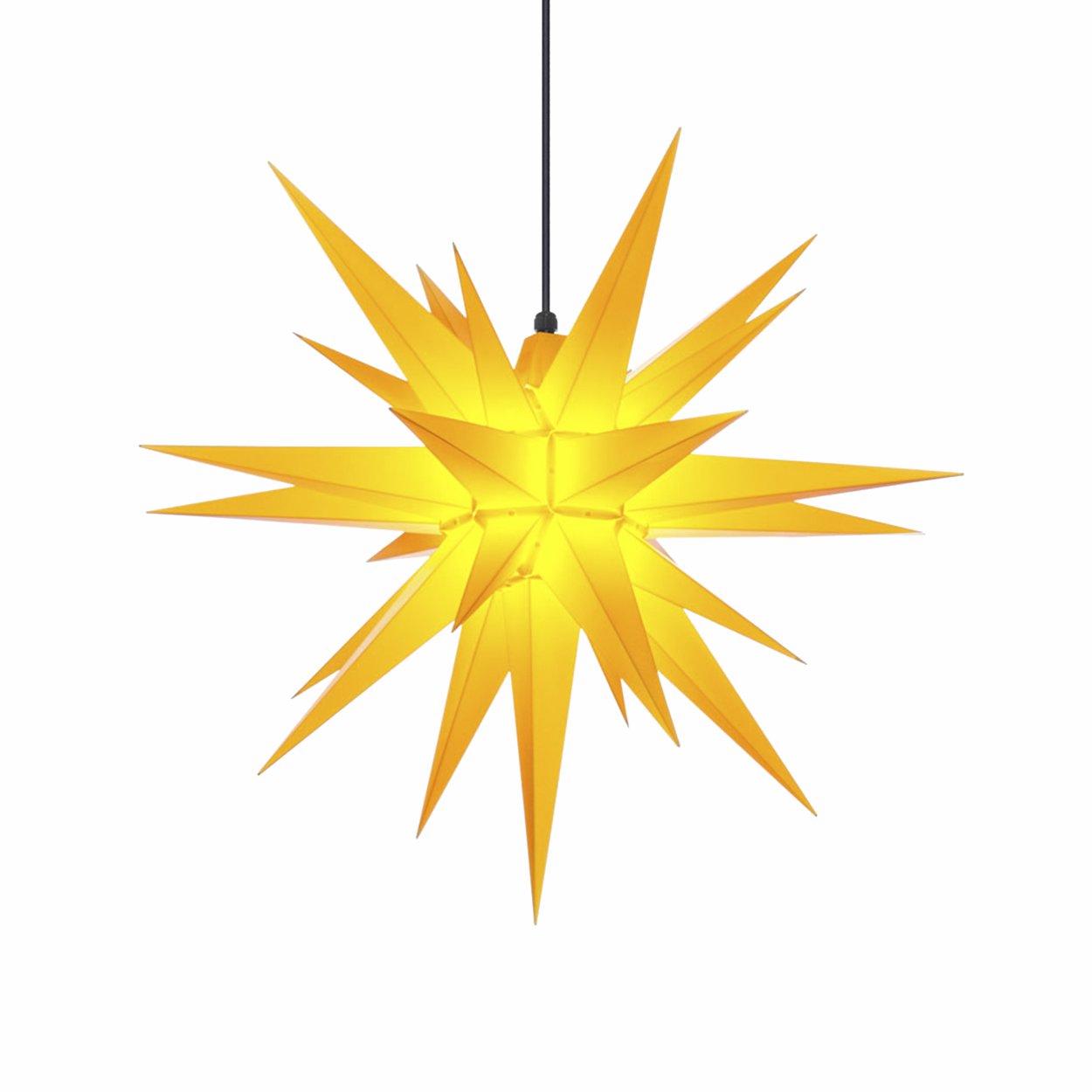 Außenstern 68 cm - gelb - Herrnhuter Stern aus Kunststoff