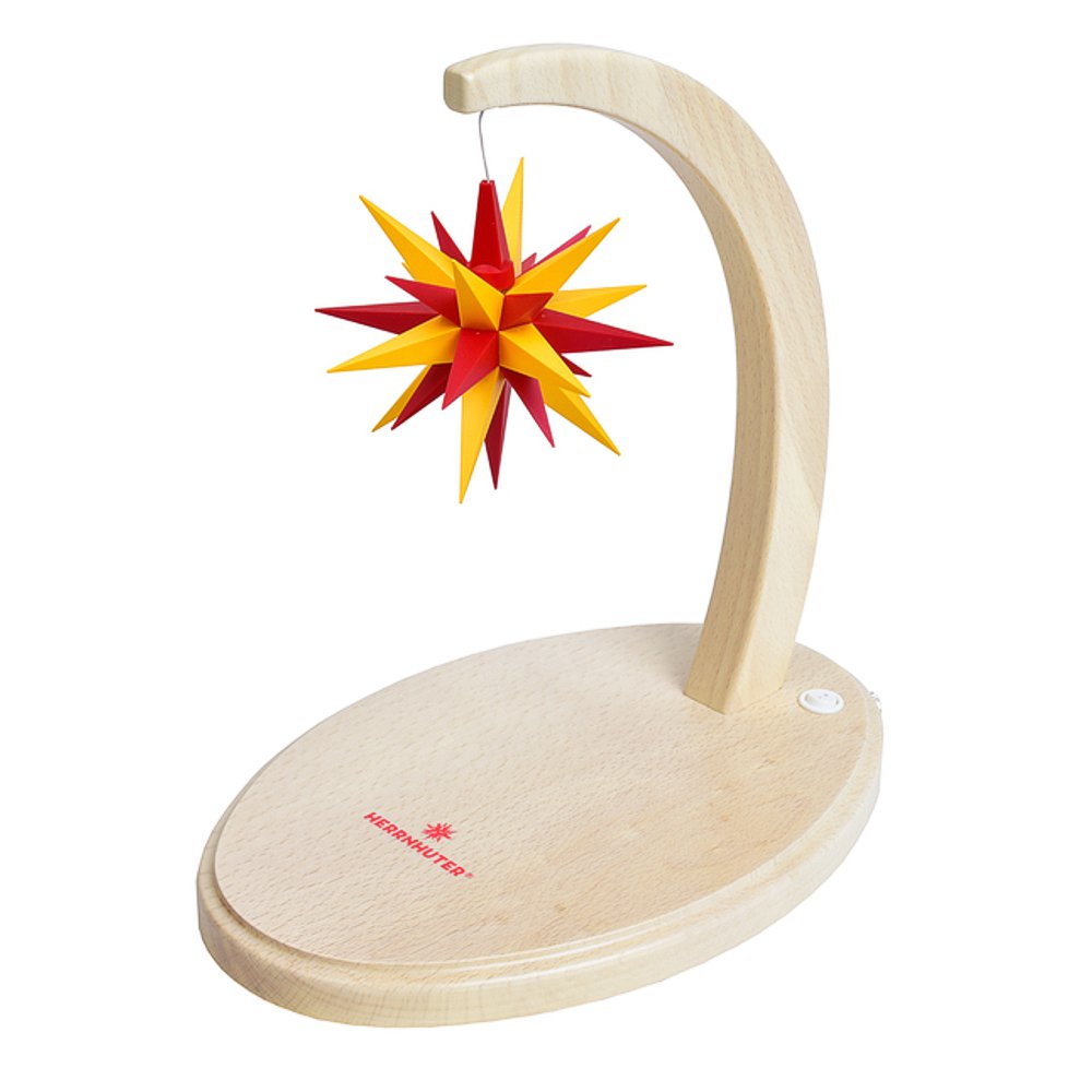Herrnhuter Sternenbogen Buche mit gelb/roten Stern