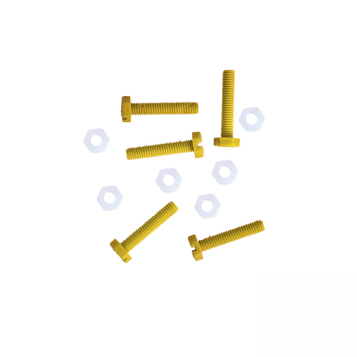 Montageschrauben und Muttern für 130 cm Sterne - gelb