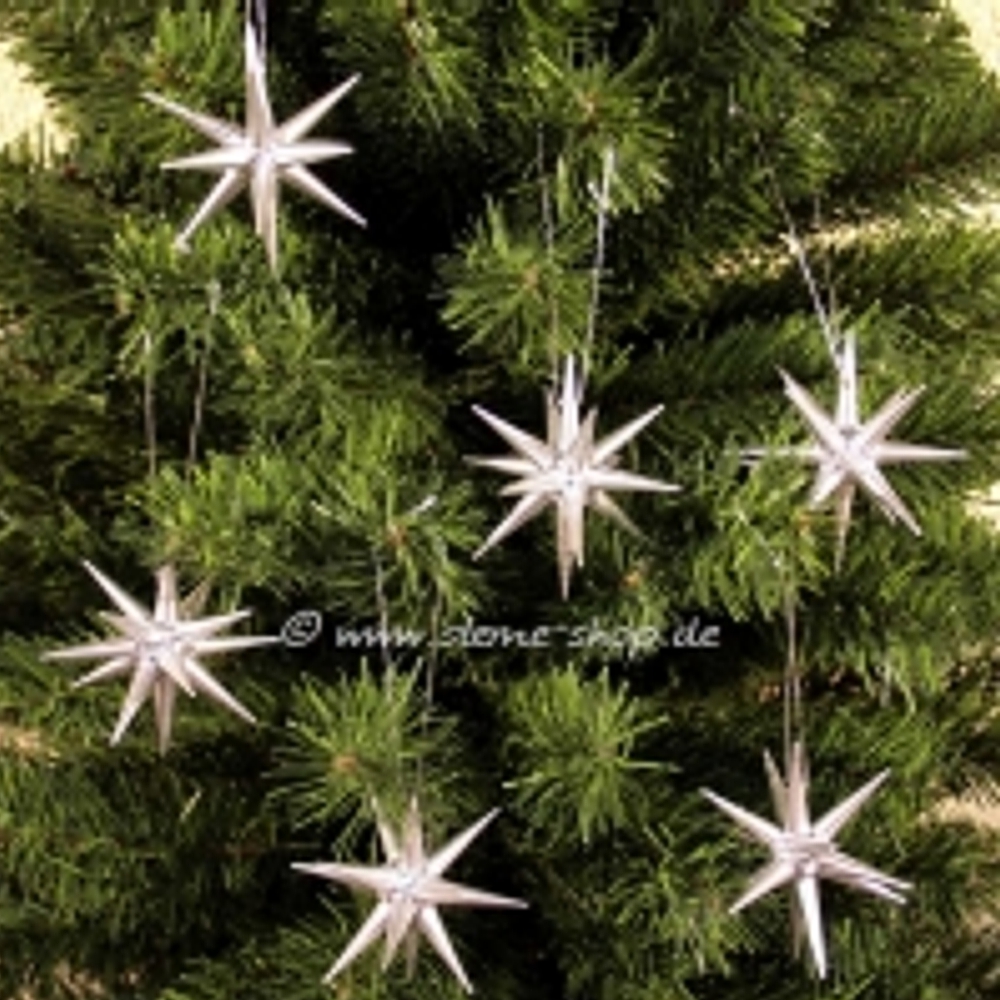 Kleine Holzsterne, 6- teilig 7 cm gold