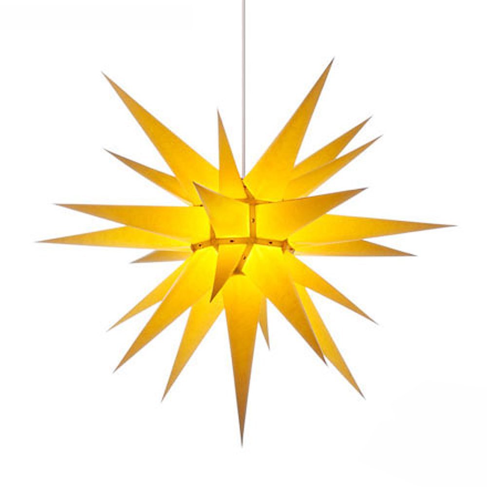 Herrnhuter Stern - Innenstern aus Papier 70 cm - gelb