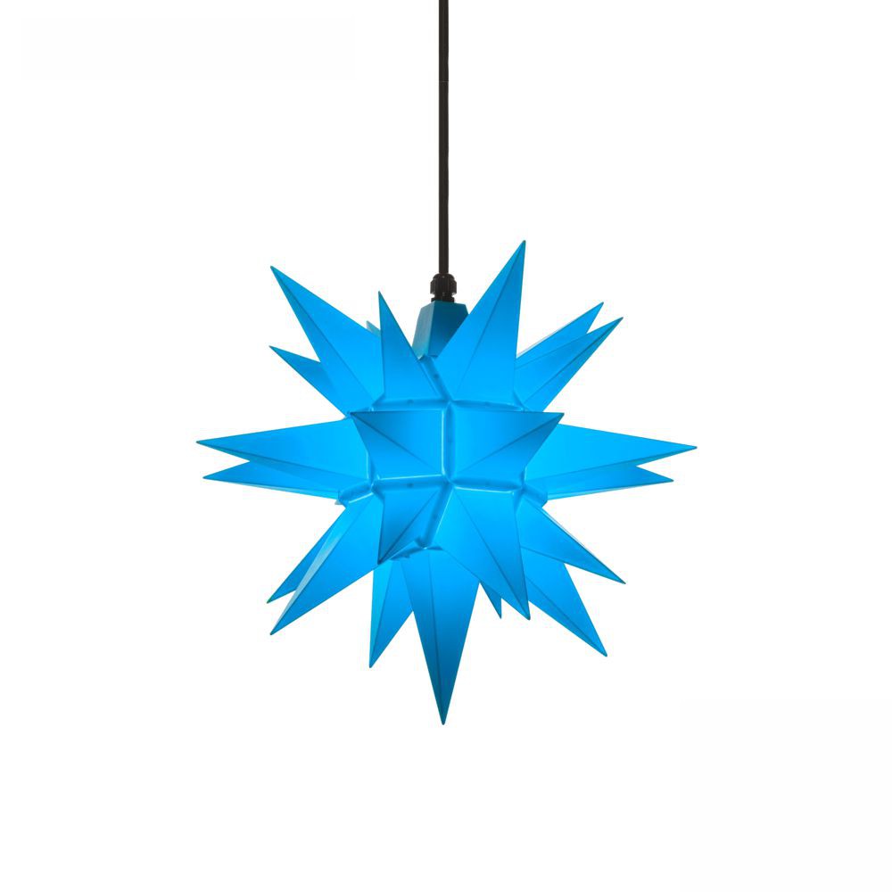 Artikel Bild: Außenstern 40 cm - blau - Herrnhuter Stern aus Kunststoff