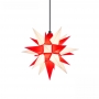 Außenstern 40 cm - rot/weiß - Herrnhuter Stern aus Kunststoff