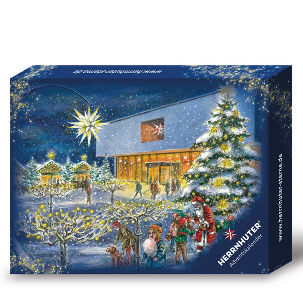 Adventskalender 2021/22 Stern violett/weiß - Herrnhuter Stern - 527 - 241 - 0 - 1